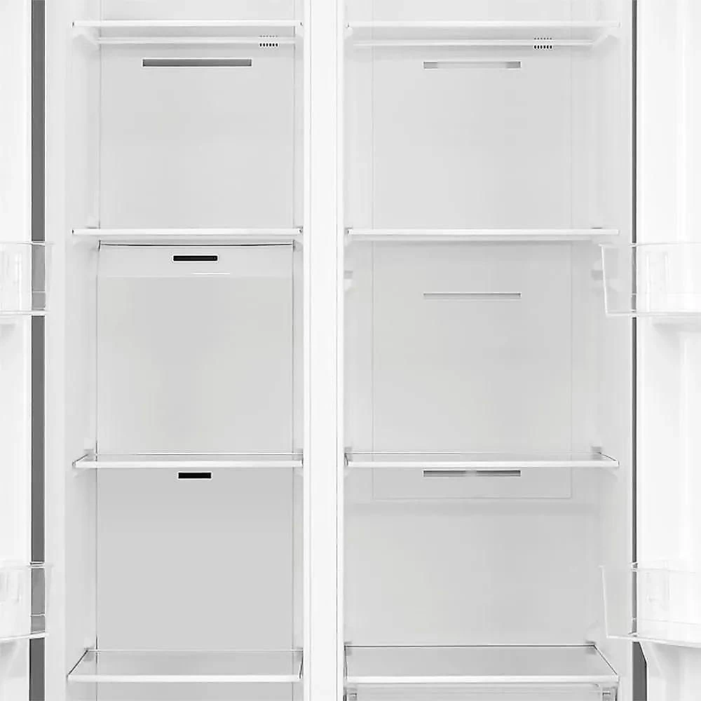 Geladeira Midea Side By Side 442L Inverter Conectada Inox MDRS5 127V