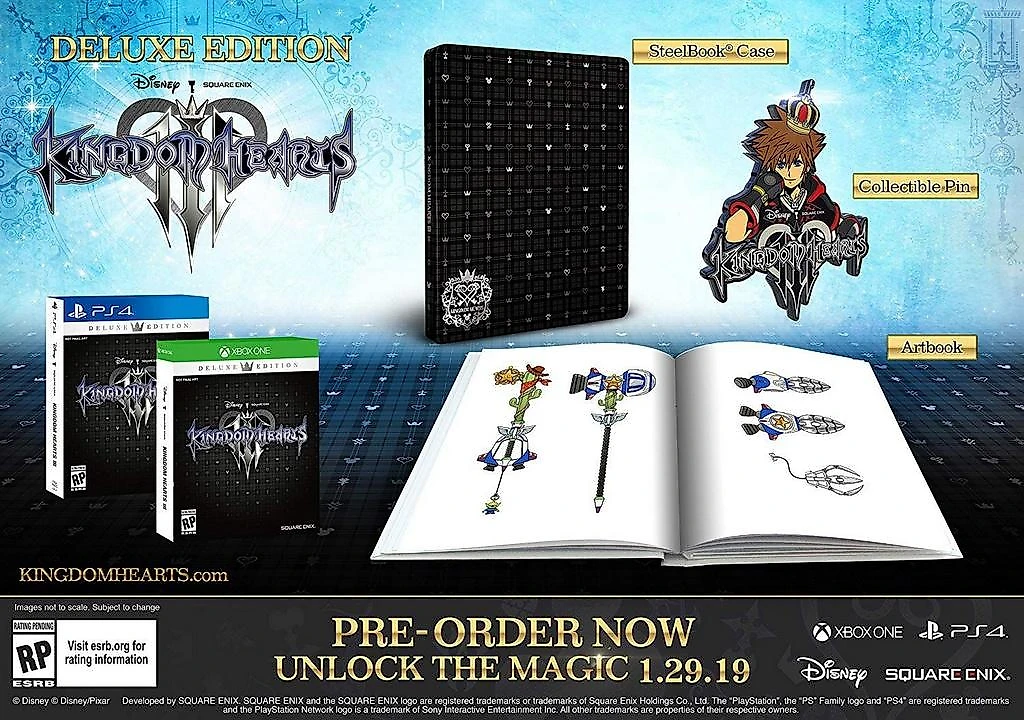 Kingdom Hearts 3 III Deluxe Edition - PS4