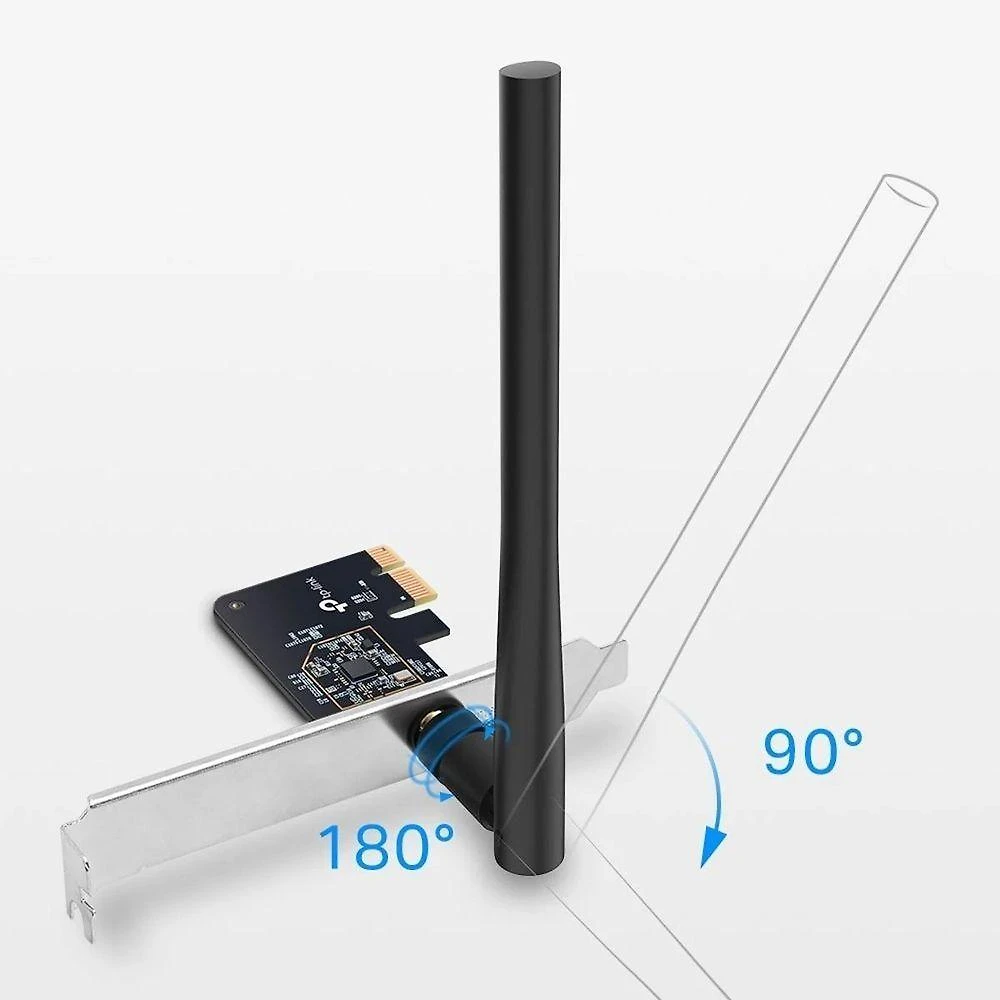 Placa Pci Express Wireless Dual Band Ac600 Archer T2e com Suporte a Wpa3 Tp-Link