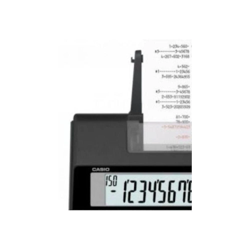 Calculadora com Bobina Compacta Casio HR150RC-B Impressão em 2 Cores Relógio e Calendário Preta
