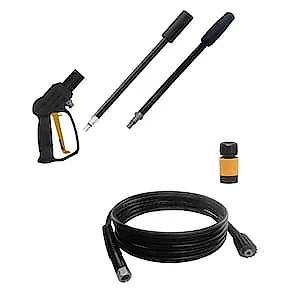 Lavadora de Alta Pressão Wap Eco Fit 2200 1500psi 1400W com Jato de Água Leque e Concentrado, Sistema Stop Total - Amarelo/Preta 110V