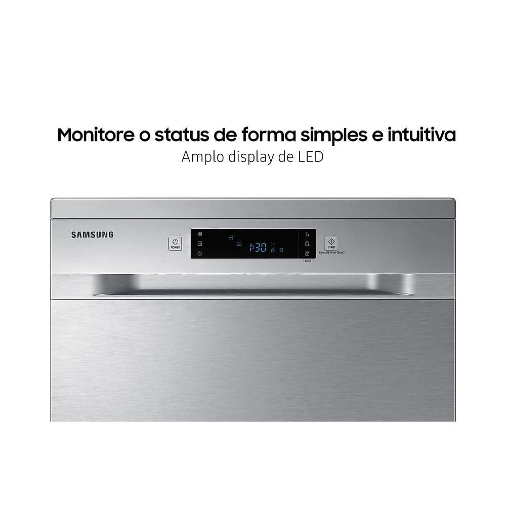 Lava-louças Samsung Inox 14 Serviços 110v Dw60c7050fs/az 110V