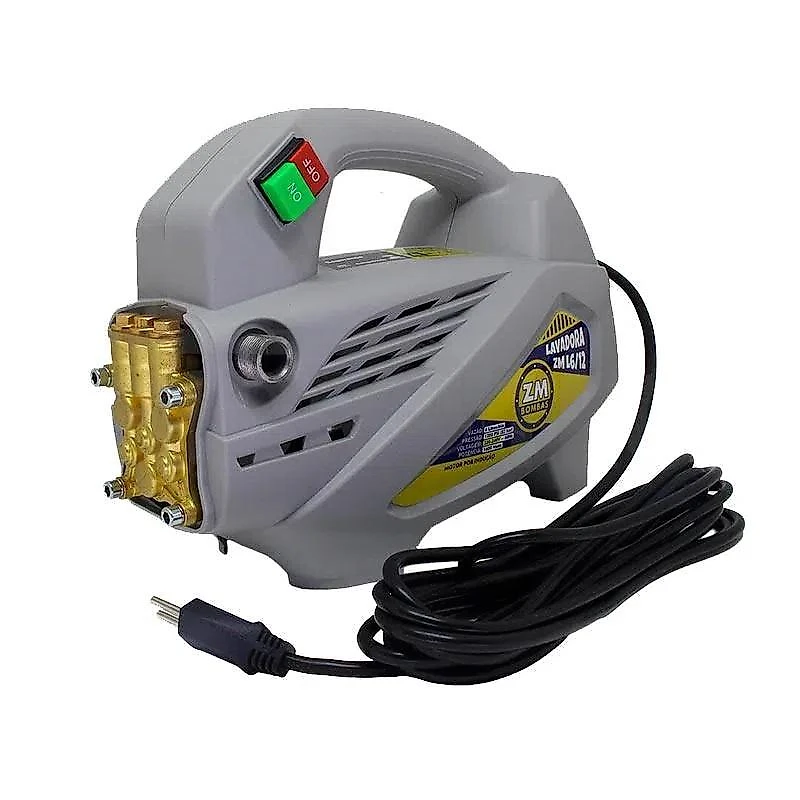 Lavadora Alta Pressão Portátil 2,0 CV ZM L6/12 1600W Semiprofissional c/ Carrinho ZM 110V