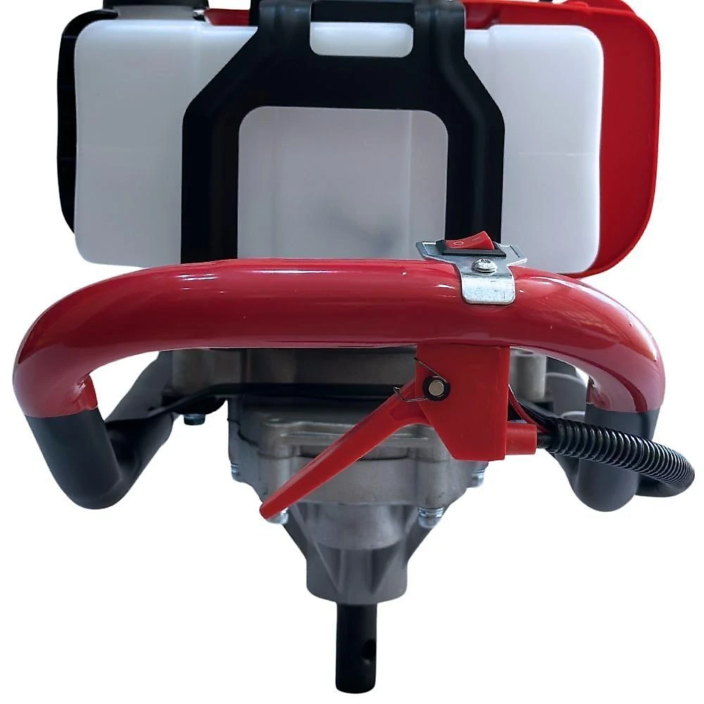 Perfurador de Solo GD520B à Gasolina 52CC 2,2HP com Brocas 80x10CM 80x15CM Vermelho Anmax