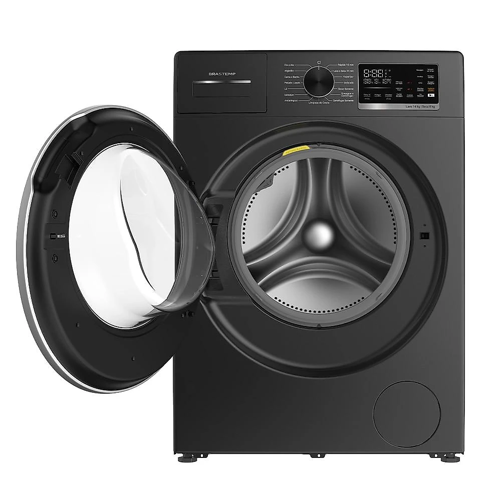 Lava e Seca Brastemp 14/8Kg BNO14AS com Inteligência B=Smart, Titanium - 220V 220 Volts