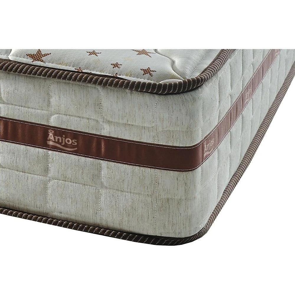Cama Box Solteiro: Colchão Molas Masterpocket Ensacadas Classic + Base Crc Courano White (88x188)