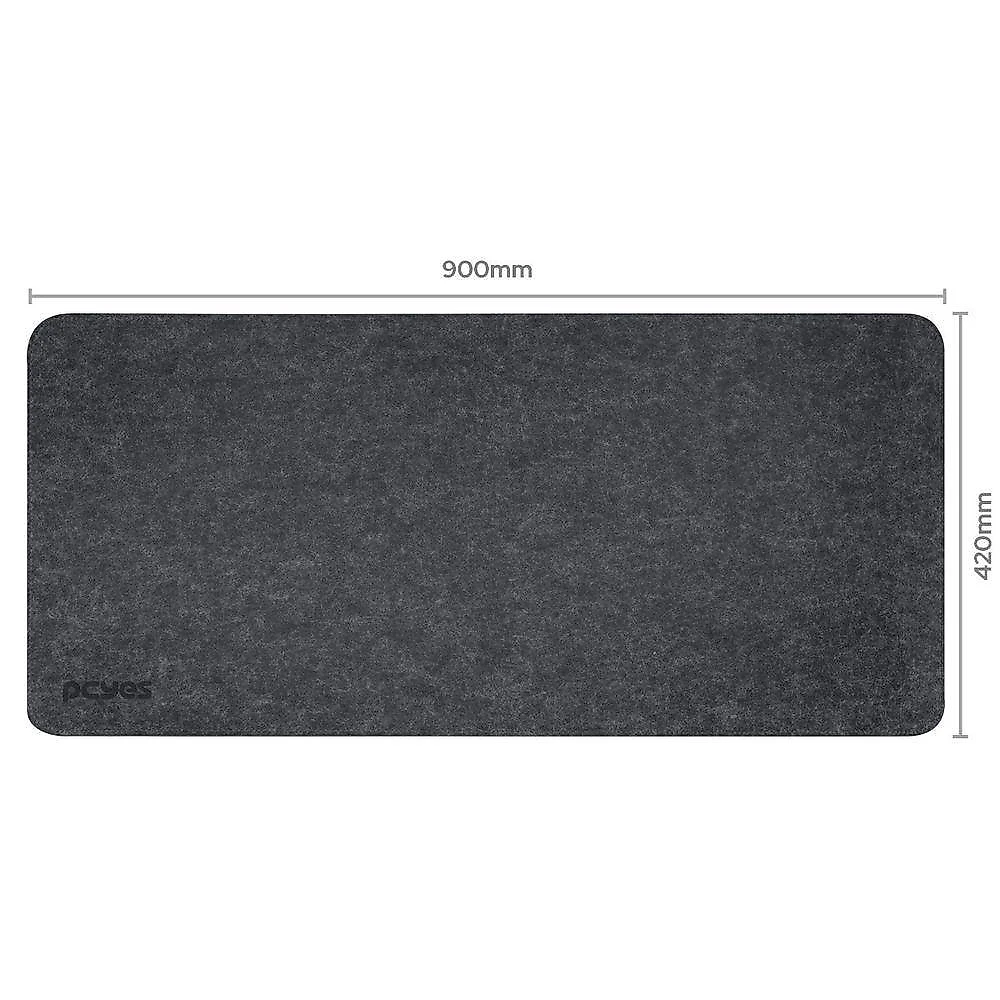 Pcyes Mouse Pad Desk Mat Exclusive Pro Dark Gray 900x420mm