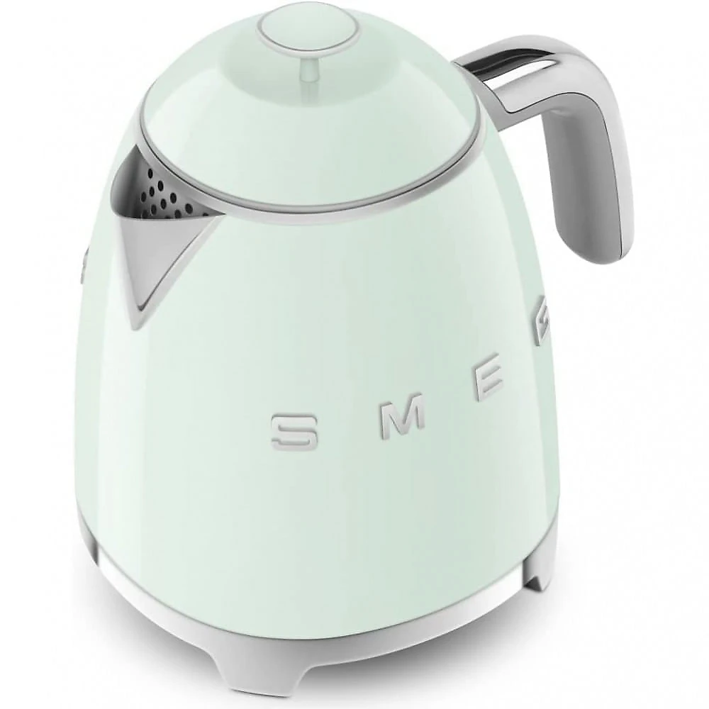 Smeg 50s Mini Chaleira Eletrica 800 mL Aco Inoxidavel 1400W220V Verde Pastel