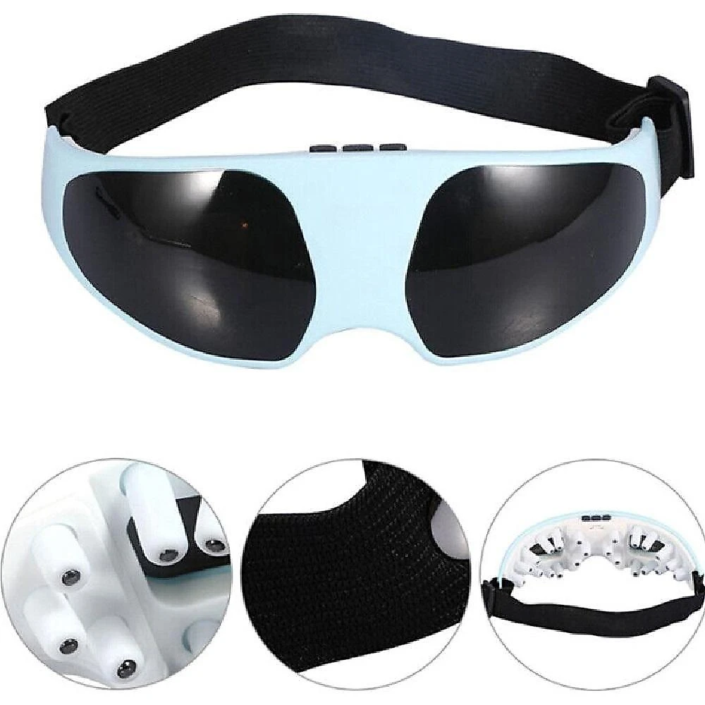 Óculos Massageador de Olhos Yeet com Vibração Multifrequencial e Magnetoterapia 24 Ímãs Bivolt