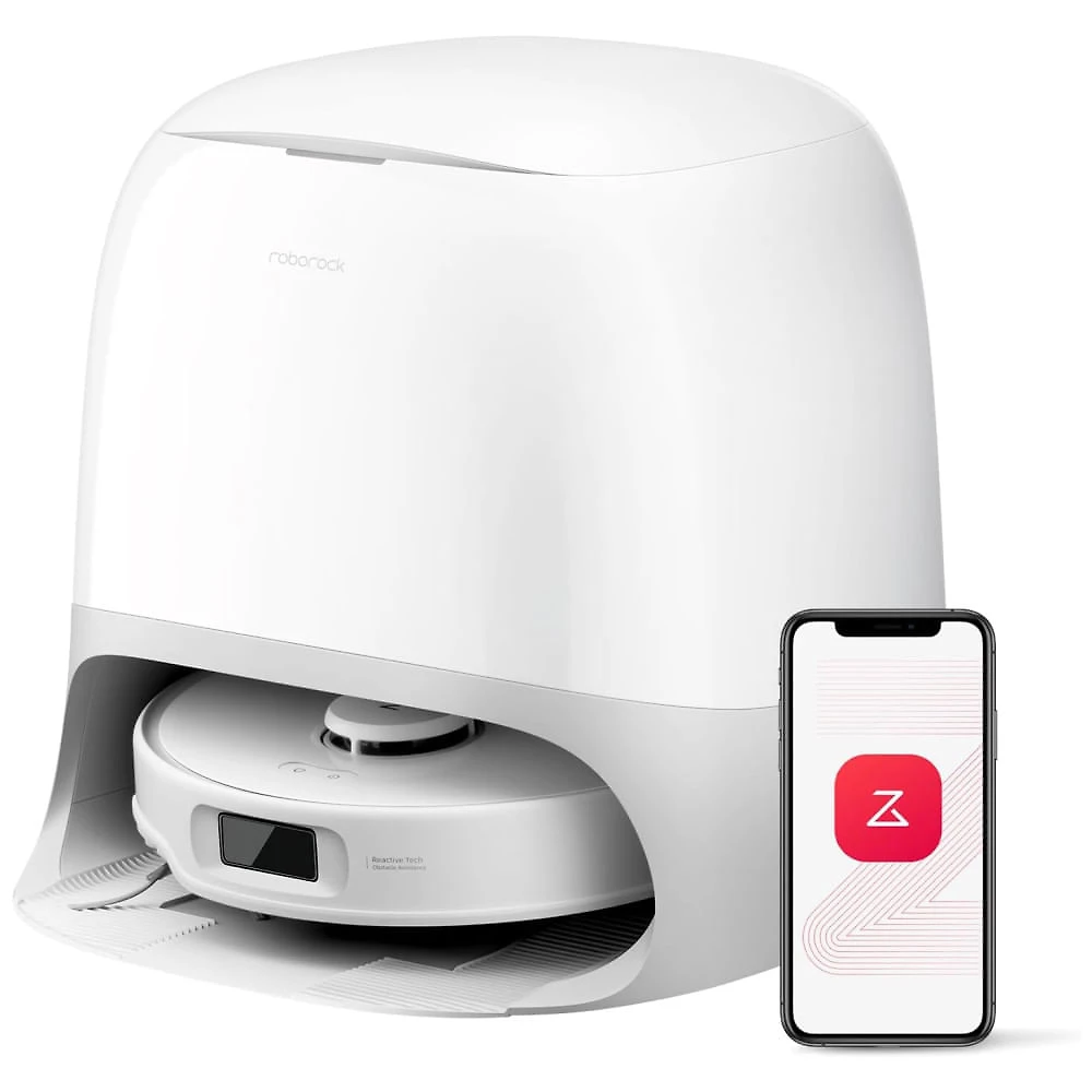 Roborock Qrevo Curv S5X: Robô Aspirador 2 em 1 com 17.000Pa, Anti-Emaranhamento, Mop FlexiArm, Desvio Inteligente de Obstáculos.