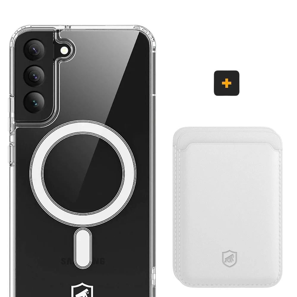 Kit Magsafe - Capa case capinha e Carteira para Samsung Galaxy S22 - Gshield