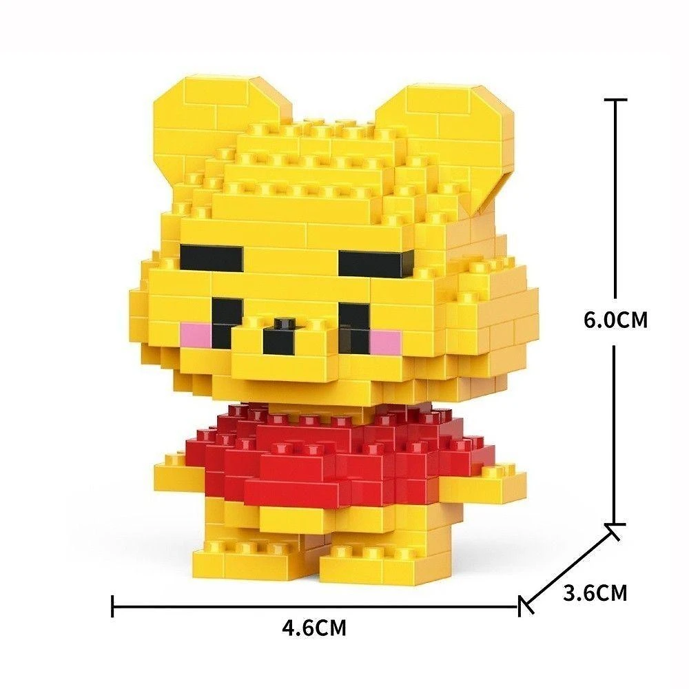 Brinquedo Blocos de Montar Infantil w2601-19 Educativo com Animais em Plástico ABS OEM