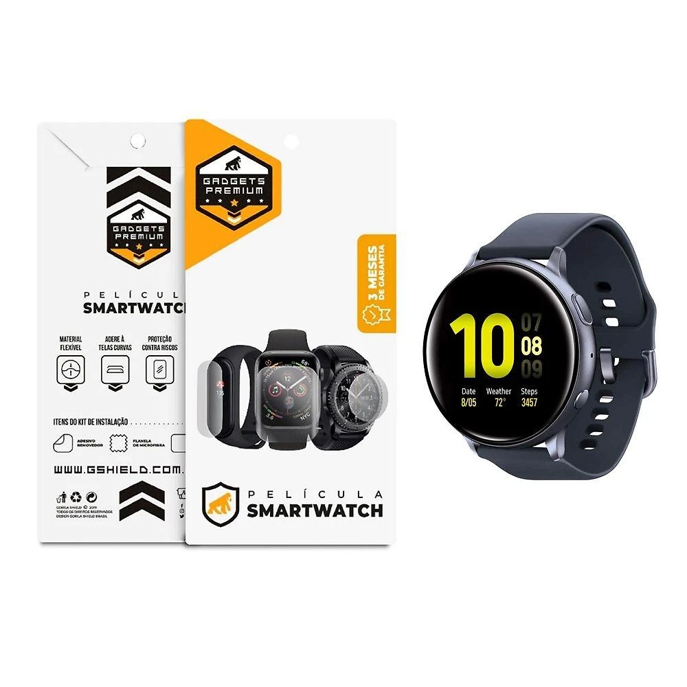 Película De Nano Gel Dupla Para Samsung Watch Active 2 40mm - Gshield