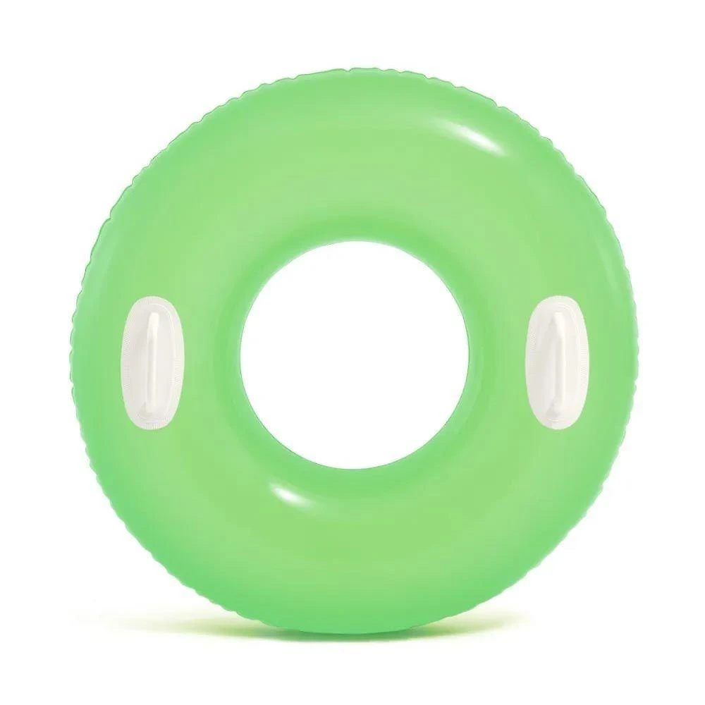 Bóia Inflável Esmeralda Grande Com Alça 76 Cm Verde - Intex