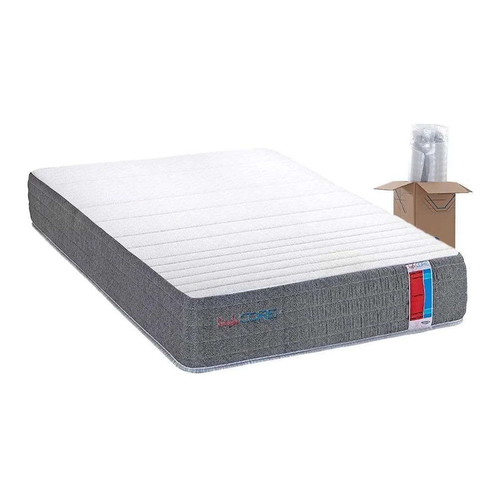 Colchão Solteiro Espuma D28 Single Core Pillow Top 88x188x25CM Bege Herval