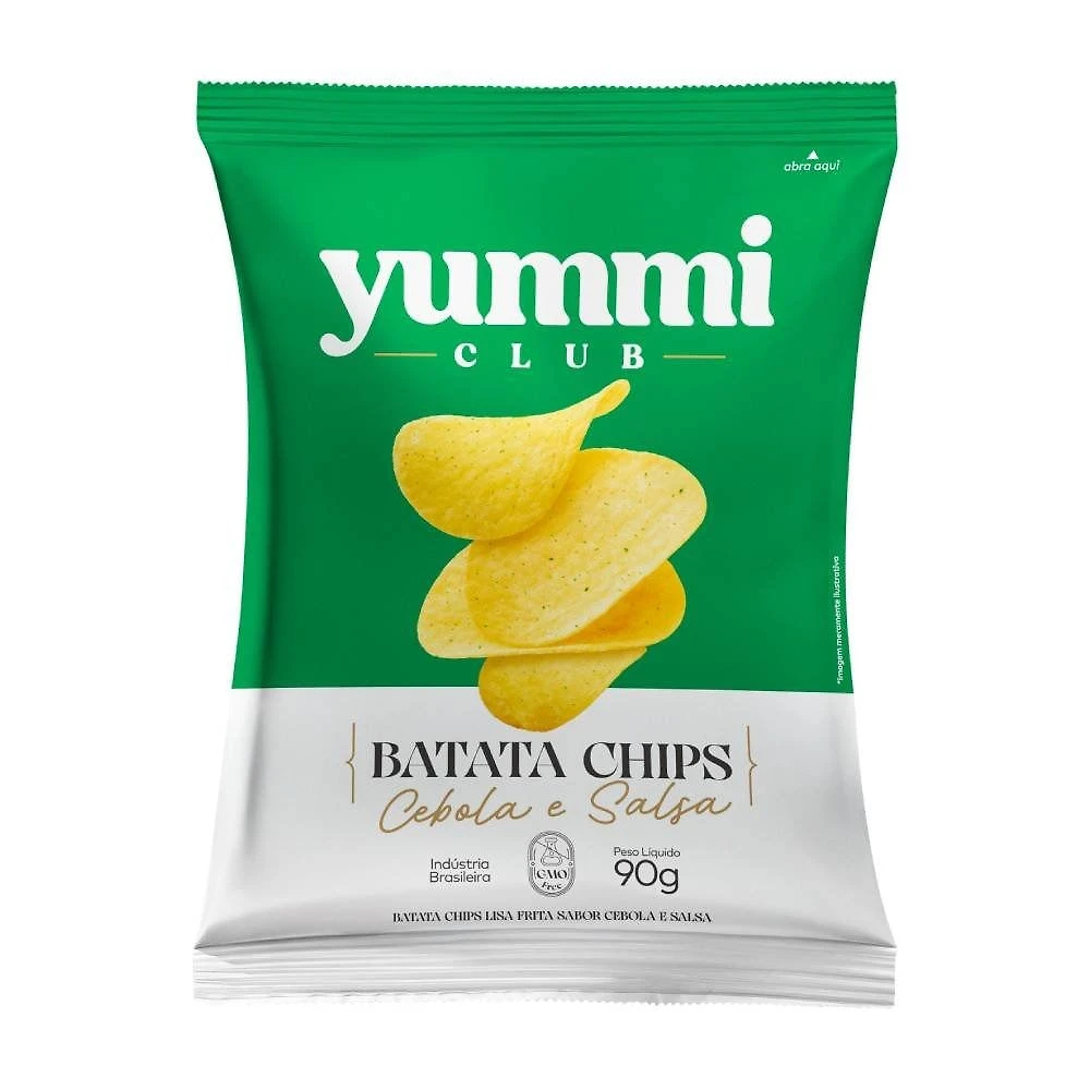 Chips De Batata Cebola E Salsa Yummi Club 90g