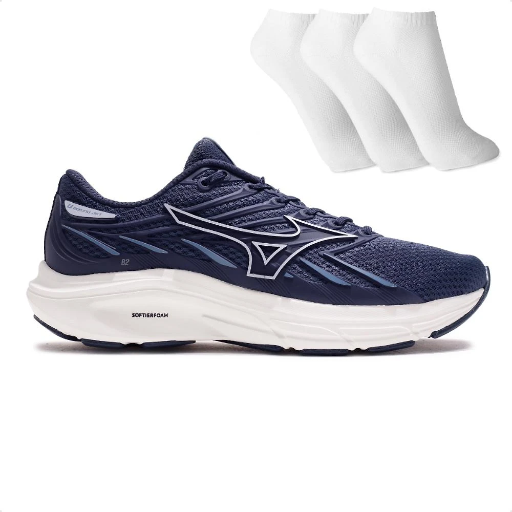 Tênis Mizuno Jet 8 Masculino + 3 Pares de Meias
