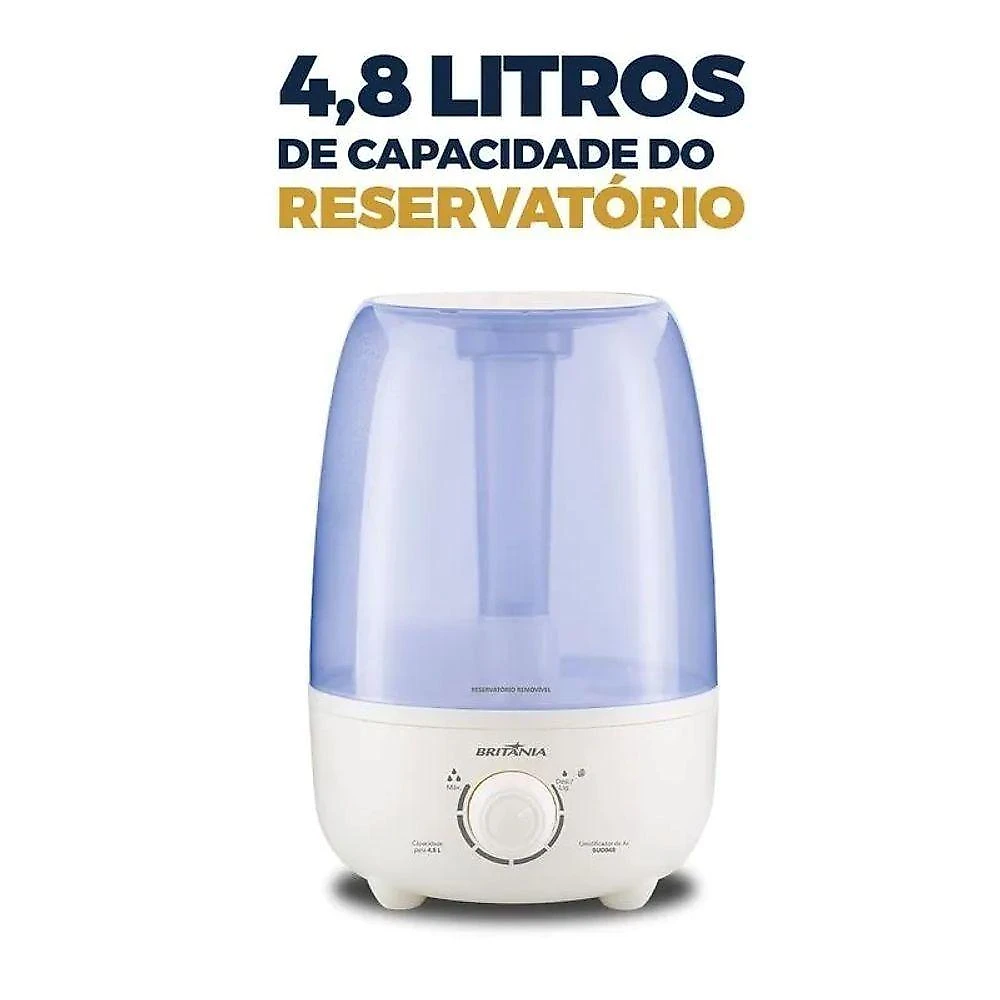 Umidificador Britânia 4,8L BUD04B Desligamento Automático Bivolt