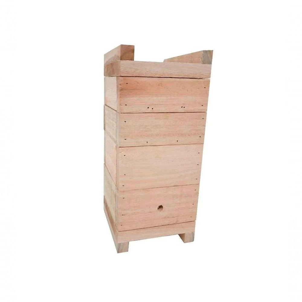 Caixa INPA MODELO INPA 10x10 para Abelhas Mirim sem Ferrão Eucalipto Beethoven Agropet