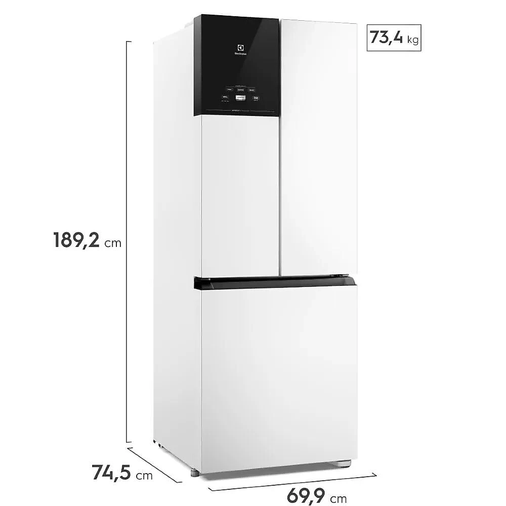Geladeira Electrolux Efficient Frost Free French Door 480 Litros IM7 Branco - 110V