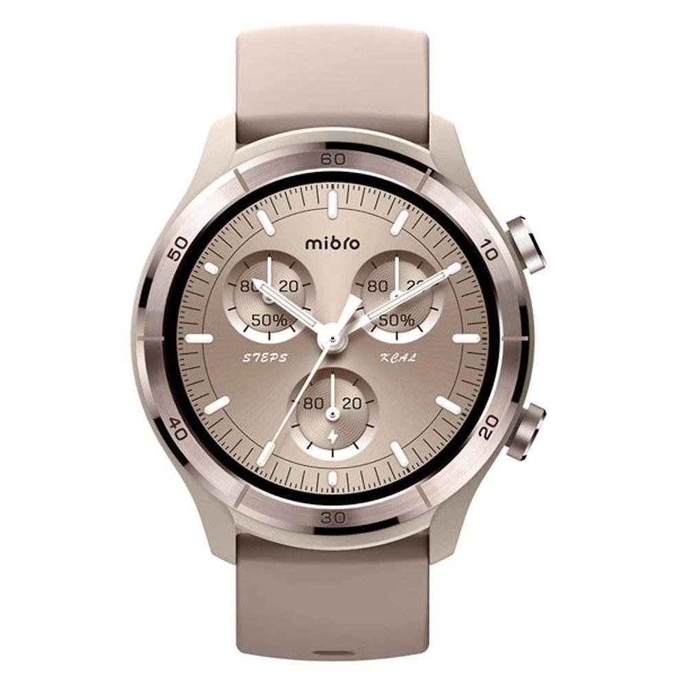 Smartwatch Mibro Brasil XPAW022 1.3" AMOLED com Batimentos Cardíacos e Spo2 168h Bateria Mocha