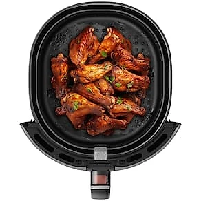 Fritadeira Elétrica Sem Óleo Air Fryer Electrolux Family Efficient Por Rita Lobo EAF50 5L Grafite 110V