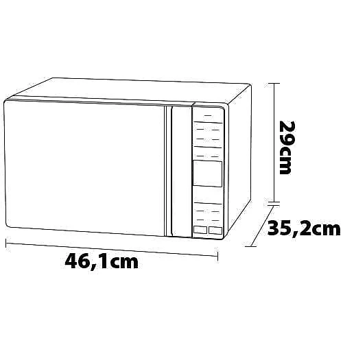 Micro-ondas electrolux efficient 23l me23s função manter aquecido prata 110