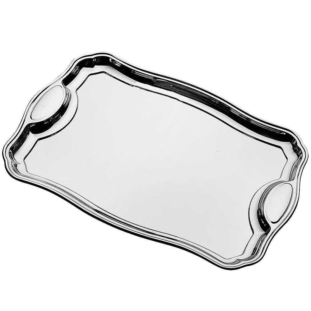 Bandeja Servir Retangular Classic Tramontina Aço Inox 34 X 24 Cm Com Alças 61440350