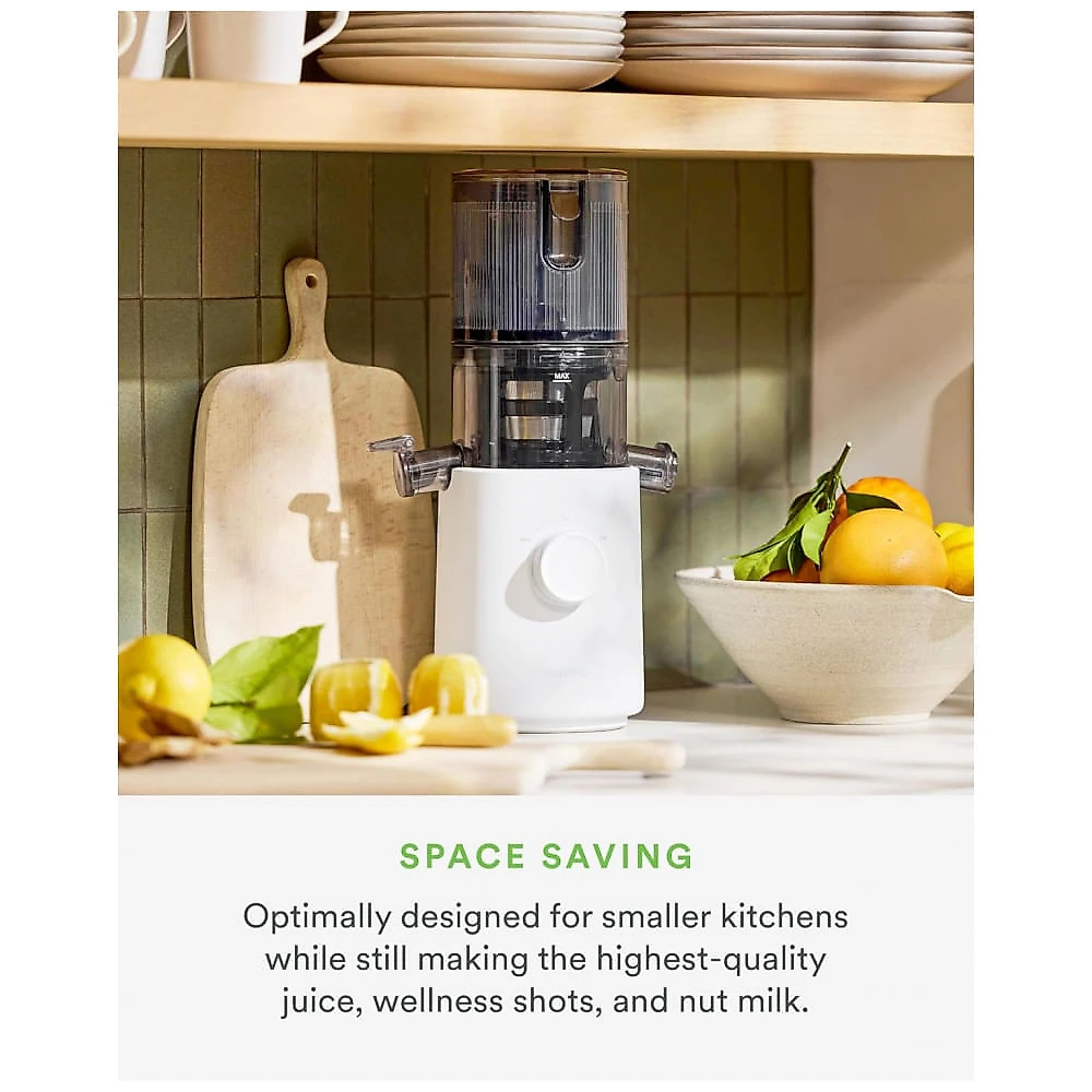 Extrator de Suco Nama J3 Compact Cold Press - Compacto, Portátil, Automação, Leve e Sem Desperdício de Espaço, Ideal para uma Operação sem as Mãos, Br
