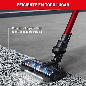 Aspirador de Pó Vertical Sem Fio Arno X-PERT 7.60 RH6A 2 em 1 140W LED Autonomia 45 Minutos Bivolt
