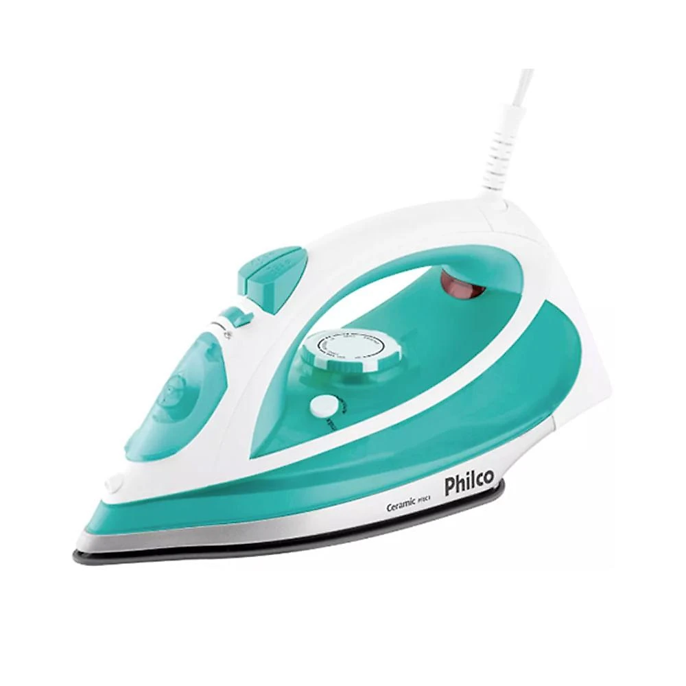 Ferro de passar ceramic verde - philco 220v