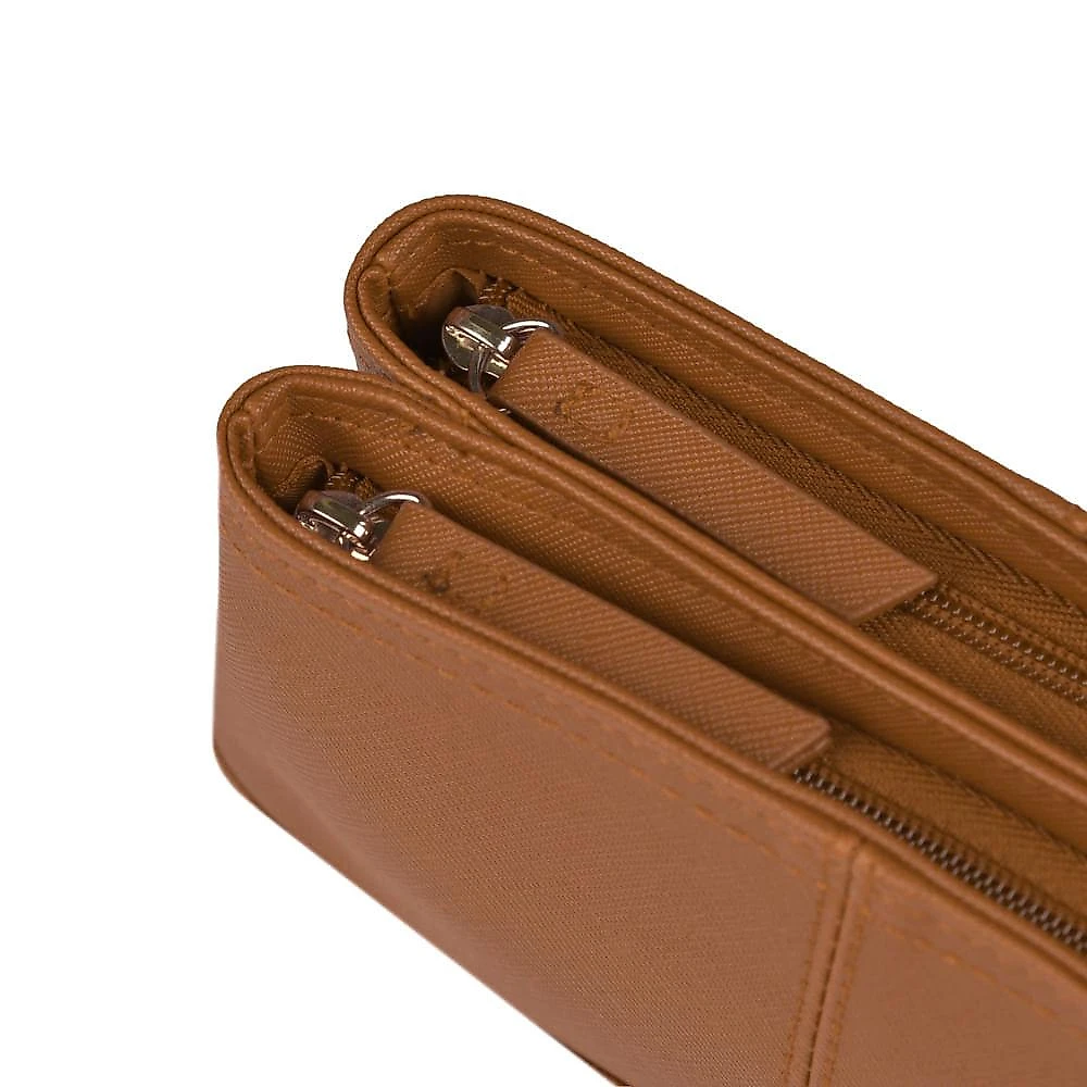 Nécessaire de Viagem Feminina Pequena Recortes Floater Caramelo Caramelo