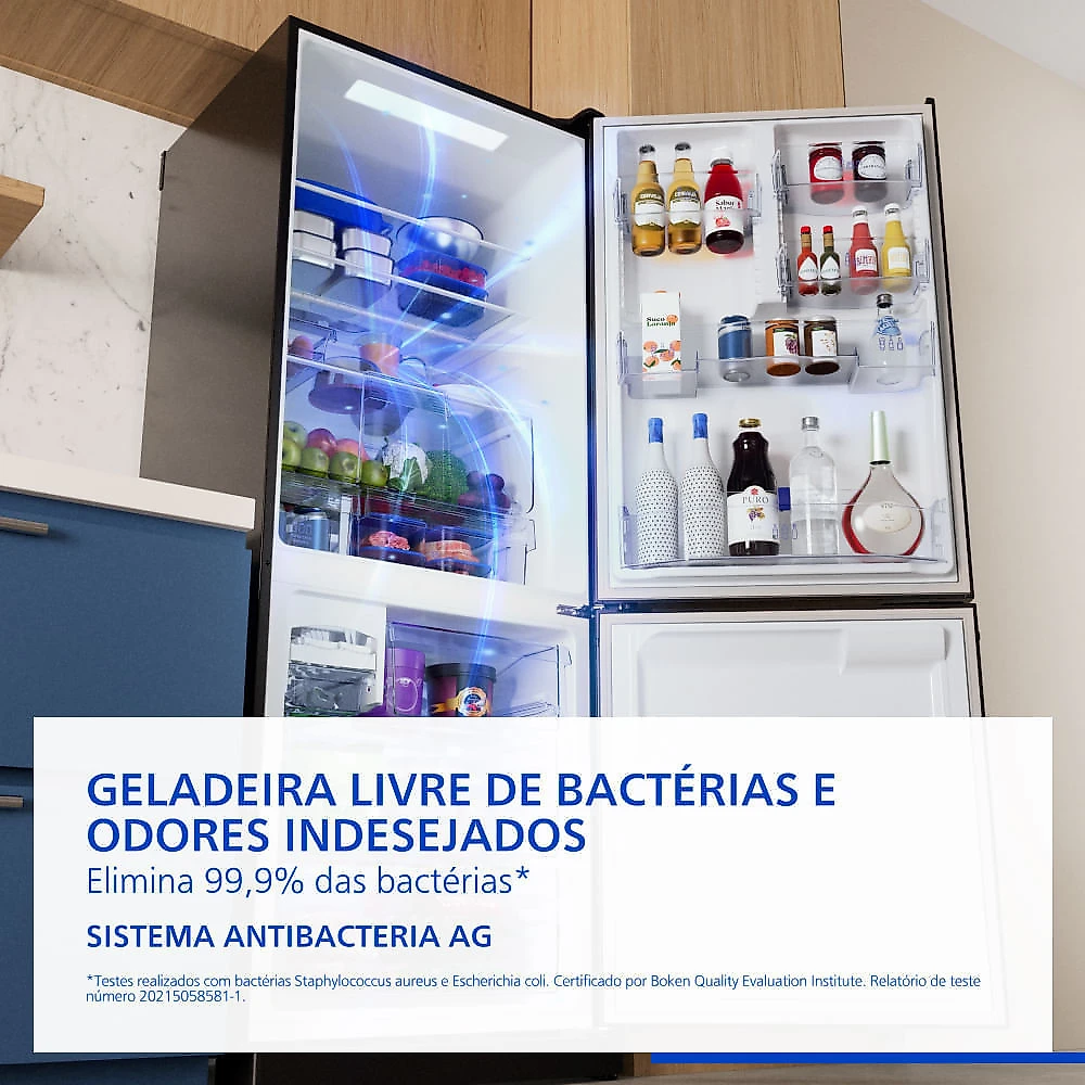 Miniatura Geladeira Panasonic BB64 Cor Black Inox Look Inverse Frost Free 475L Inverter A - NR-BB64PV2B NR-BB64PV2BA