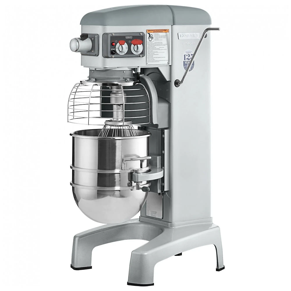 Misturador,Mixer Comercial Planetário Hobart Legacy HL4001 de 37,85 Litros com Proteção e Acessórios Padrão 240V, 3 Fases, 1 1/2 hp