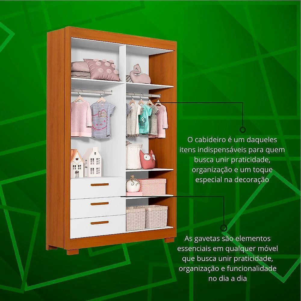 Jogo De Quarto Para Bebe Zaki E Katatau Branco Com Savana - Moveisaqui