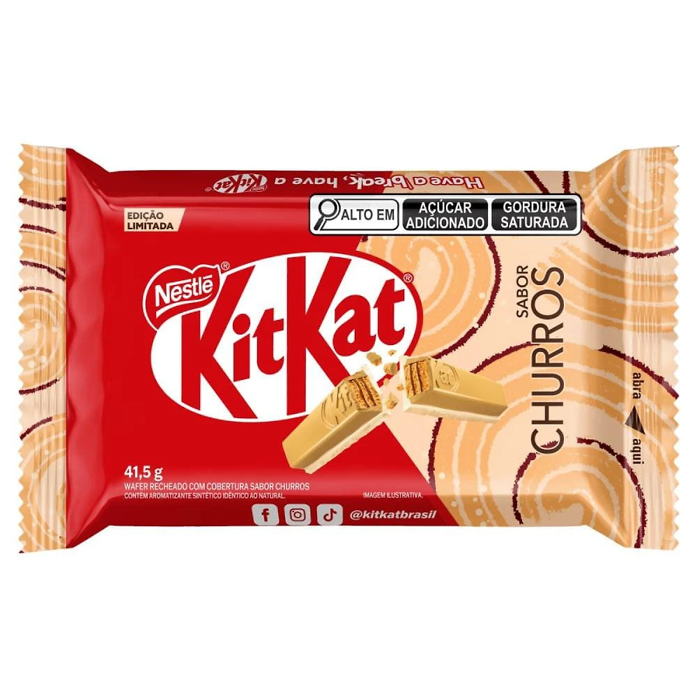 Chocolate Nestlé Kit Kat Churros 41,5g.