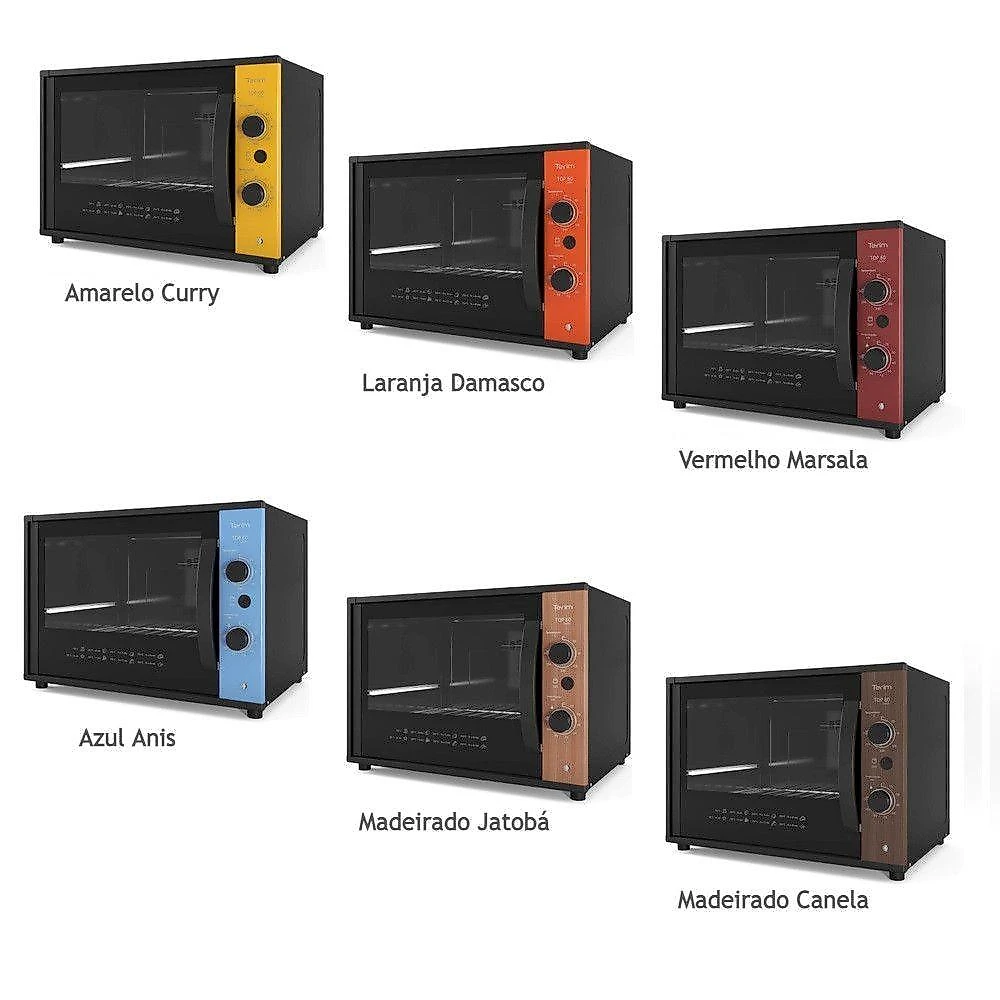 Forno Terim Elétrico Bancada Top 60 Collor 60l Azul 220V