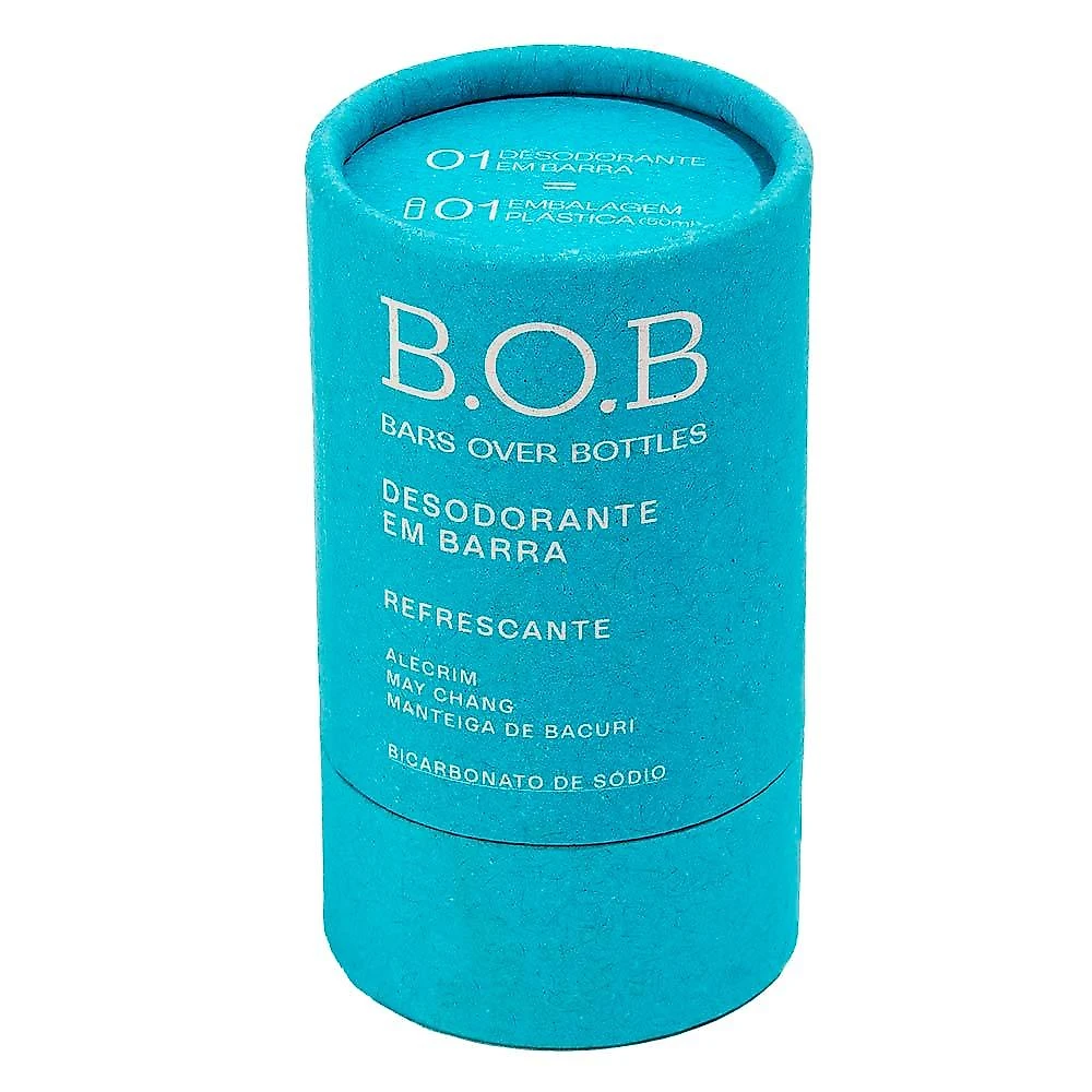 Desodorante em barra b.o.b intensivo jasmim branco e baunilha 50g 1 un