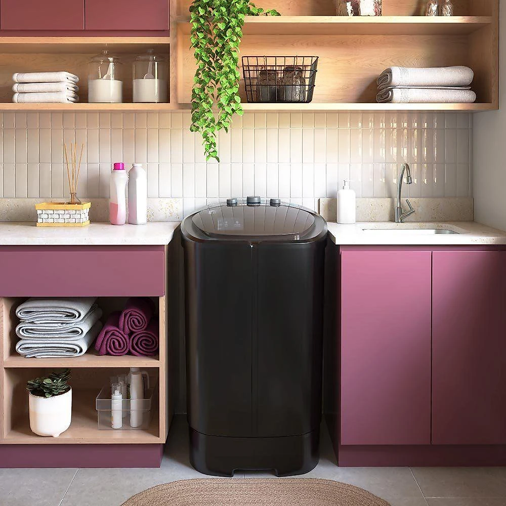 Tanquinho Mueller 20kg Preto Aquatec Não Transborda MLT20F 220V