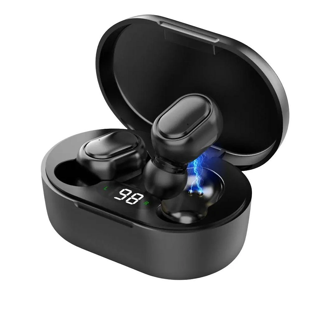 Fone de Ouvido Bluetooth TWS MDM Air Dots com Microfone Sweatproof Preto
