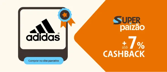 Adidas com até 7% de cashback