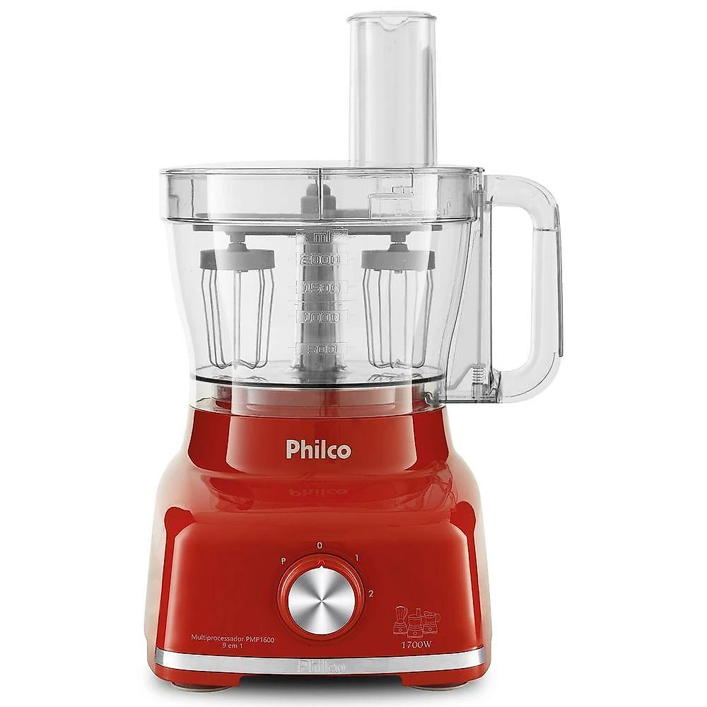 Multiprocessador Philco PMP1600V 1400W 3,2L Vermelho 220V
