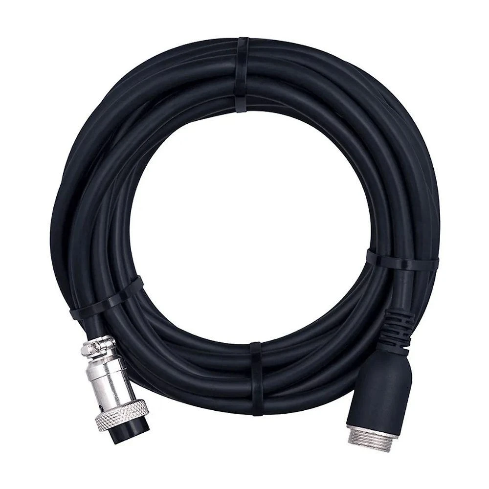 Cabo Extensor Microfone PTT Aquário AC-04 4 Pinos 5m Preto