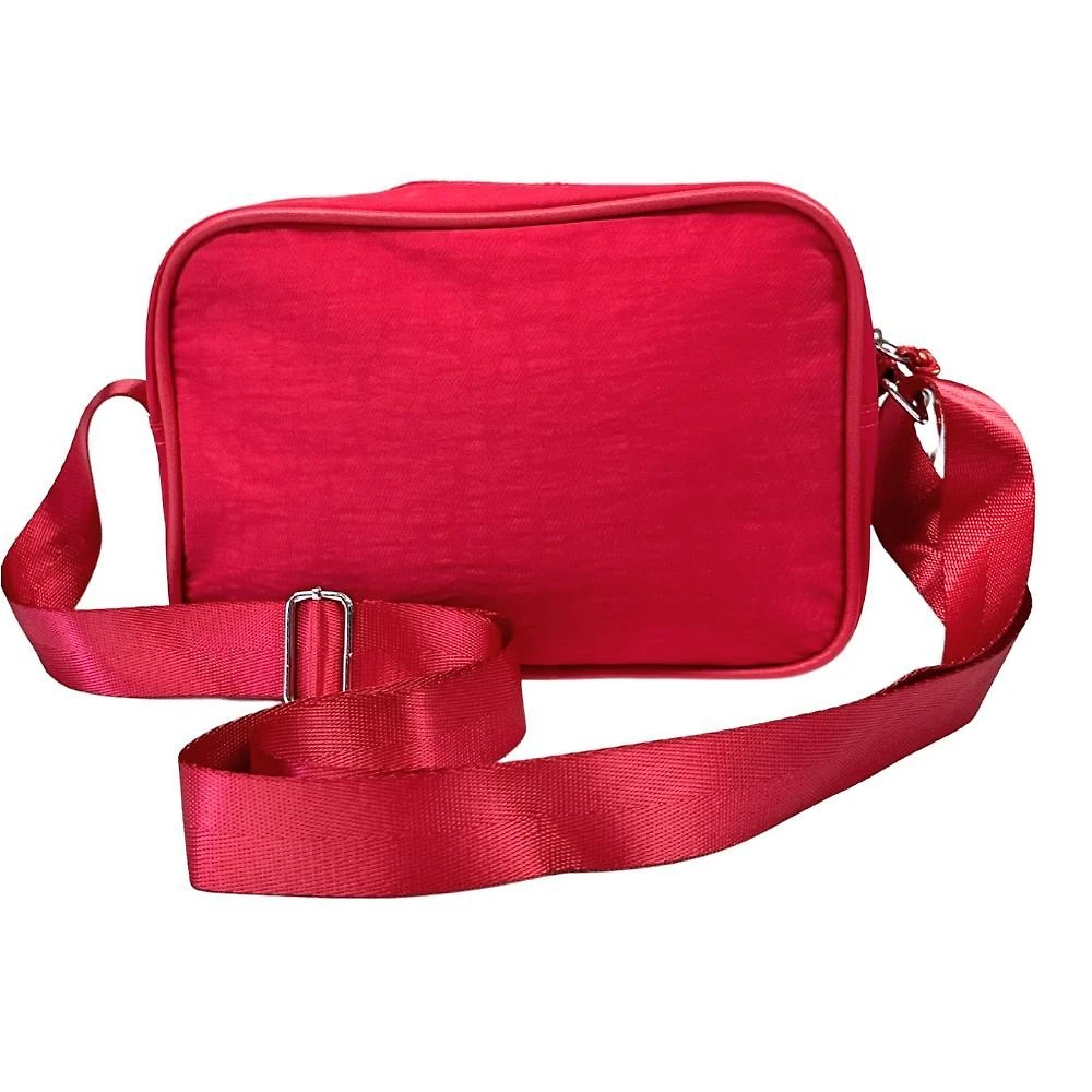 Miniatura Bolsa Transversal Oficial Snoopy Colors Nylon Sp2847 Pink