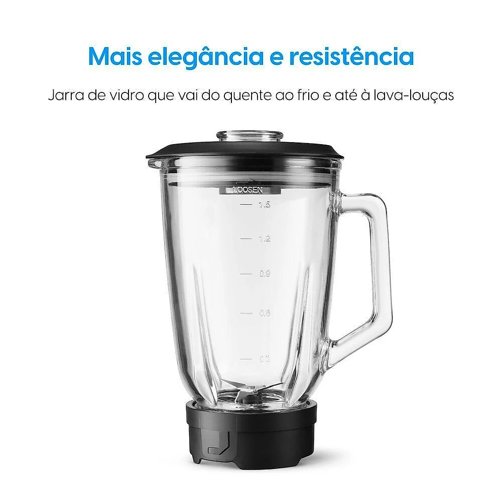 Liquidificador Elgin Super Force 900W 1,9L 3 Velocidades Preto 220V