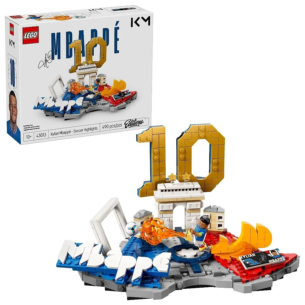 Lego® editions - destaques do futebol - kylian mbappé colorido
