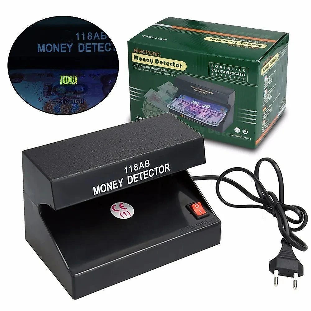 Detector de Notas Falsas Money Detector Luz Ultravioleta 4W Bivolt Yeet