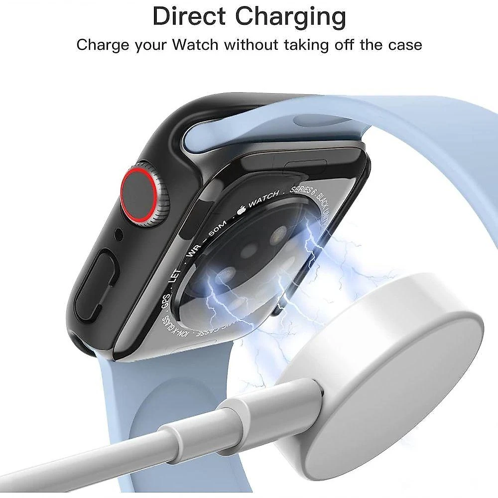 Capa Com Protetor De Tela Compatível Com Apple Watch Se 3/2/1 (2025/2022/2020) / Series 6 5 4 40mm, Case Protetora Geral