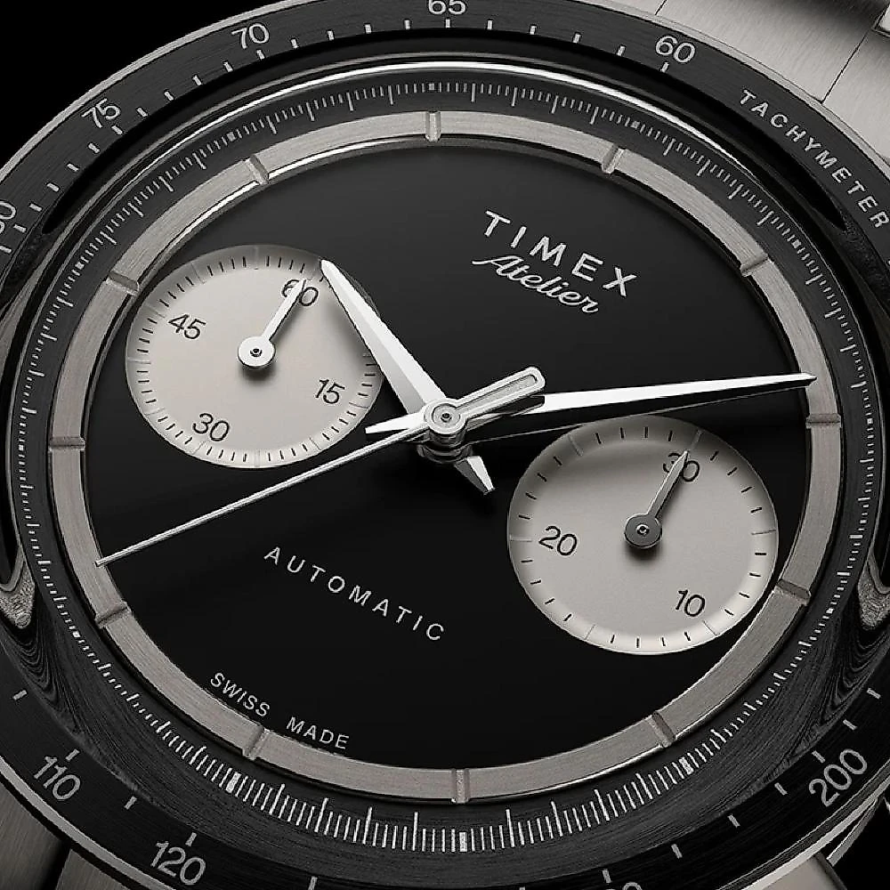 Relógio Timex Atelier Cronógrafo Automatico M1a Ti TW6A02700 42mm