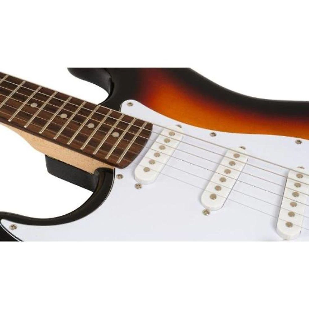 Guitarra Elétrica Pro II STG-003-M LH para Canhoto 3 Tone Sunburst Aria Guitars